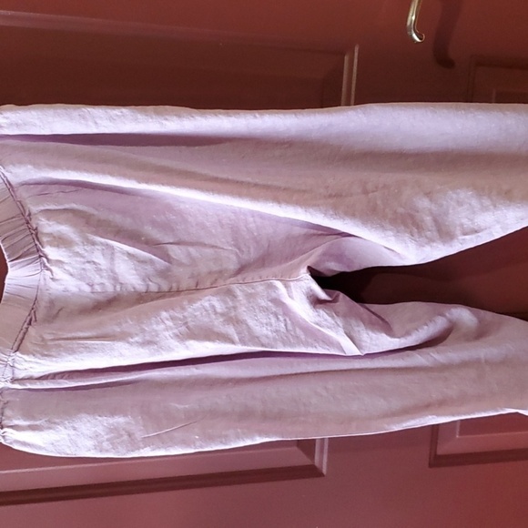 J.Jill Linen stretch  pink pants size XL Tall zipper and elastic - Picture 6 of 9